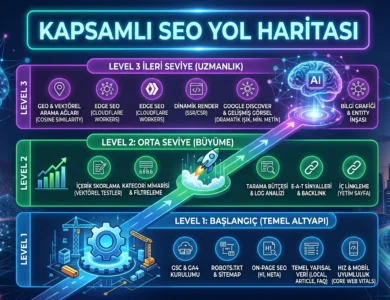 seo çalışmaları ilk, orta ve ileri seviye yapılması gerekenler iş listesi
