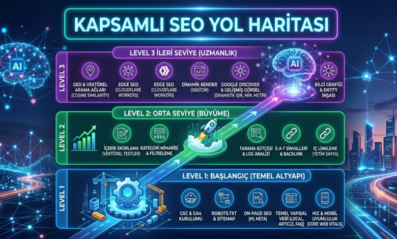seo çalışmaları ilk, orta ve ileri seviye yapılması gerekenler iş listesi