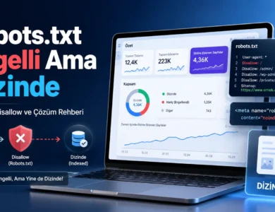 robots txt tarafından engellemiş olsa da dizine eklendi