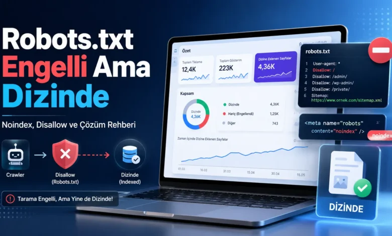 robots txt tarafından engellemiş olsa da dizine eklendi